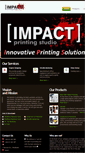 Mobile Screenshot of impactprintingstudio.com